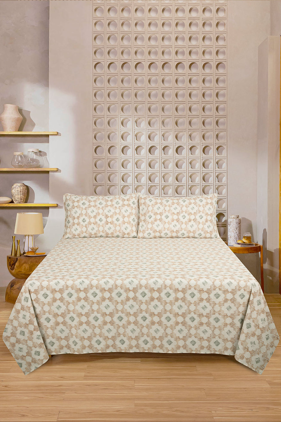 Tone Pixel Bed Sheet Set