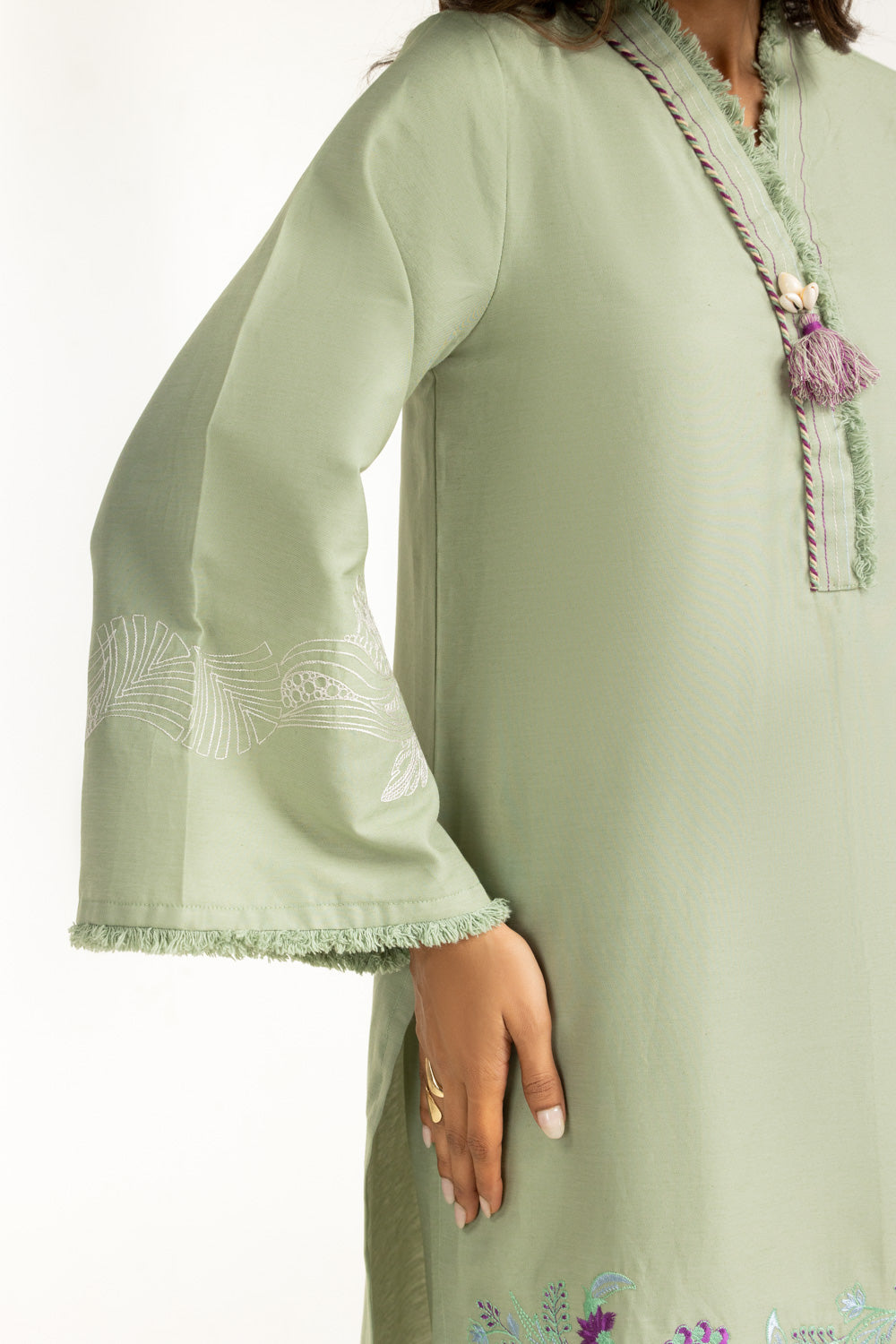 Twill Embroidered Co-Ord Set IPST-44810