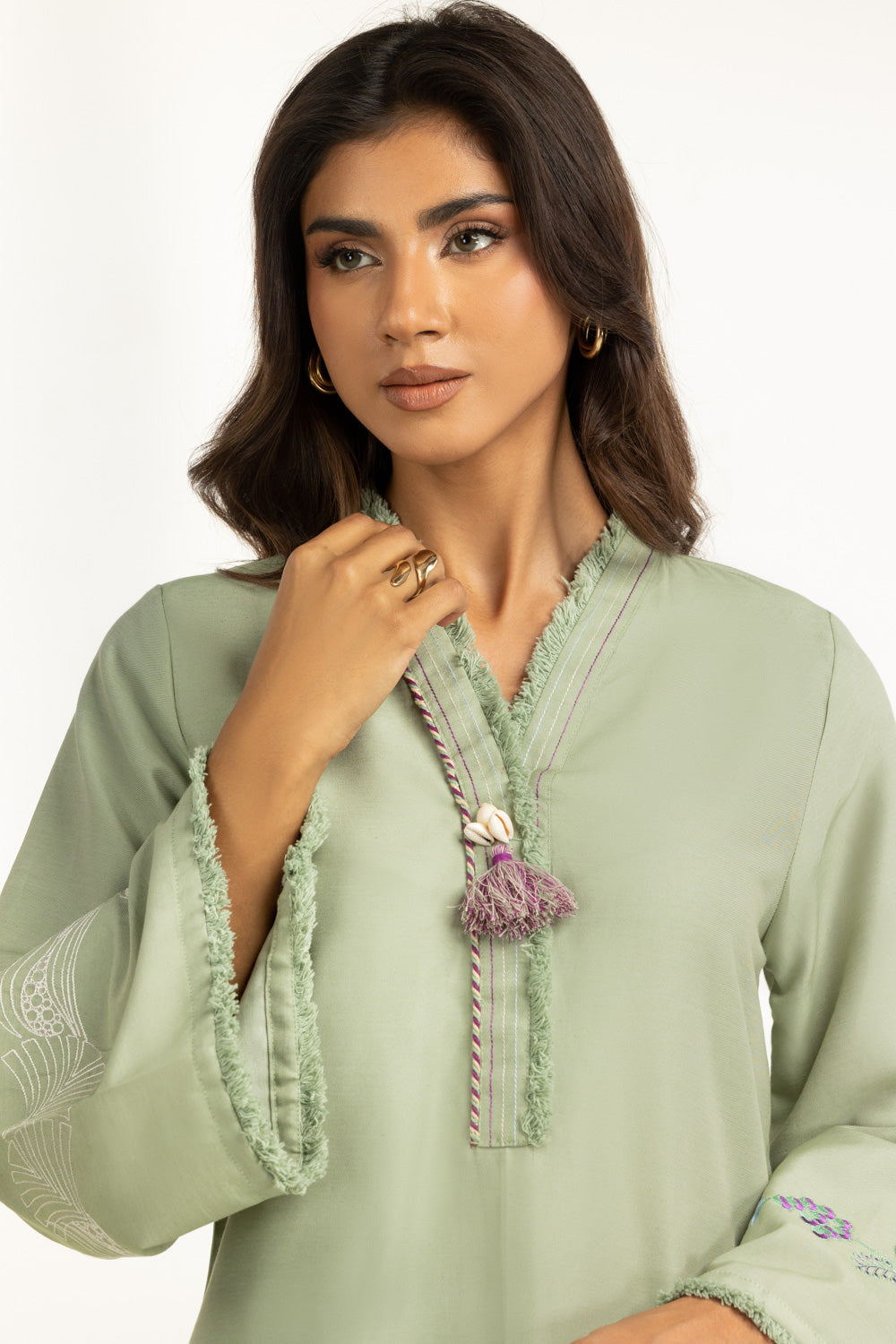Twill Embroidered Co-Ord Set IPST-44810