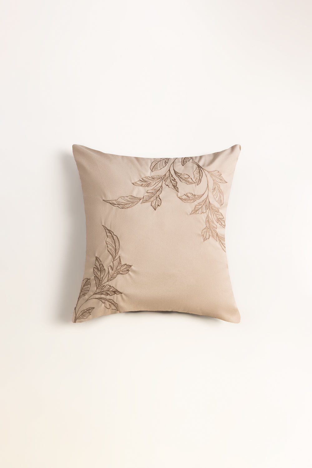 Velvet Embroidered Cushion Cover