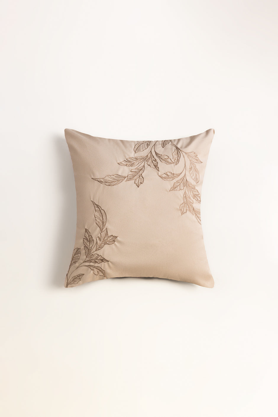 Velvet Embroidered Cushion Cover