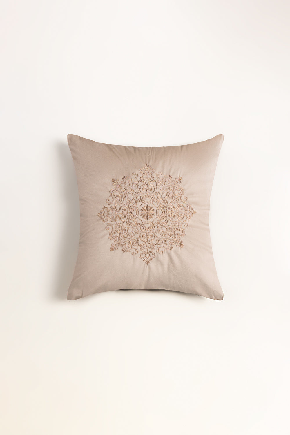 Velvet Embroidered Cushion Cover