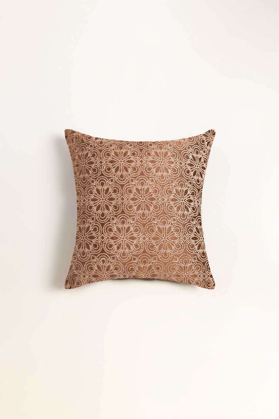 Velvet Embroidered Cushion Cover