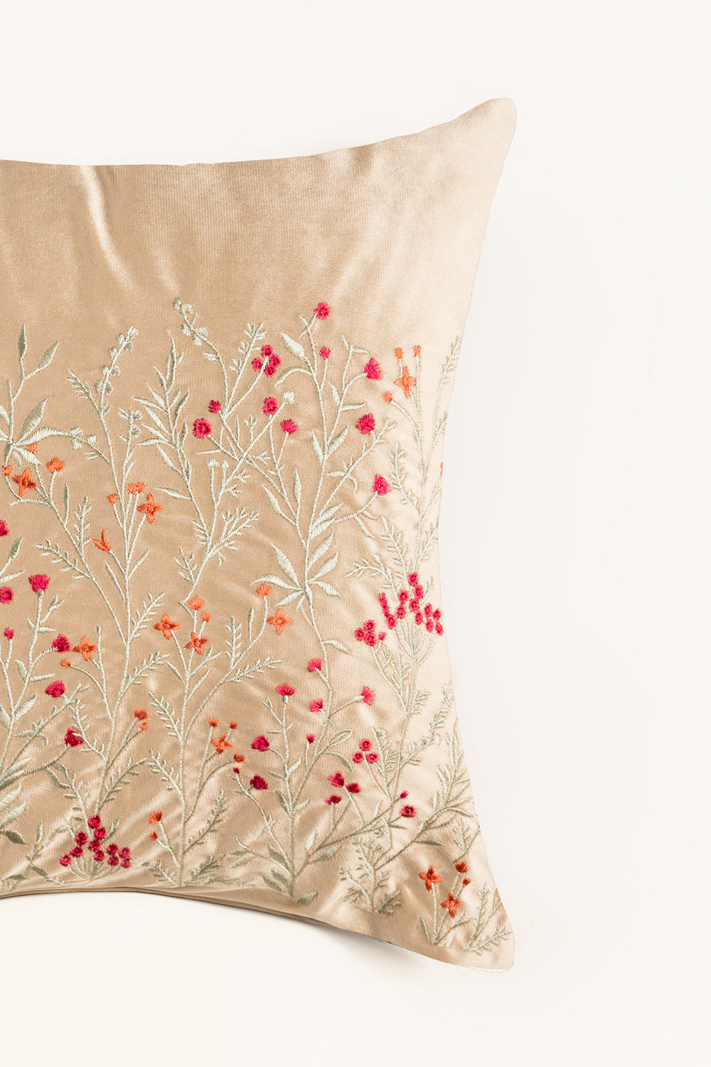 VEC -26-21 Velvet Embroidered Cushion Cover