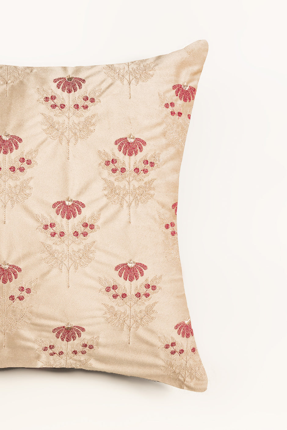 VEC -26-23 Velvet Embroidered Cushion Cover