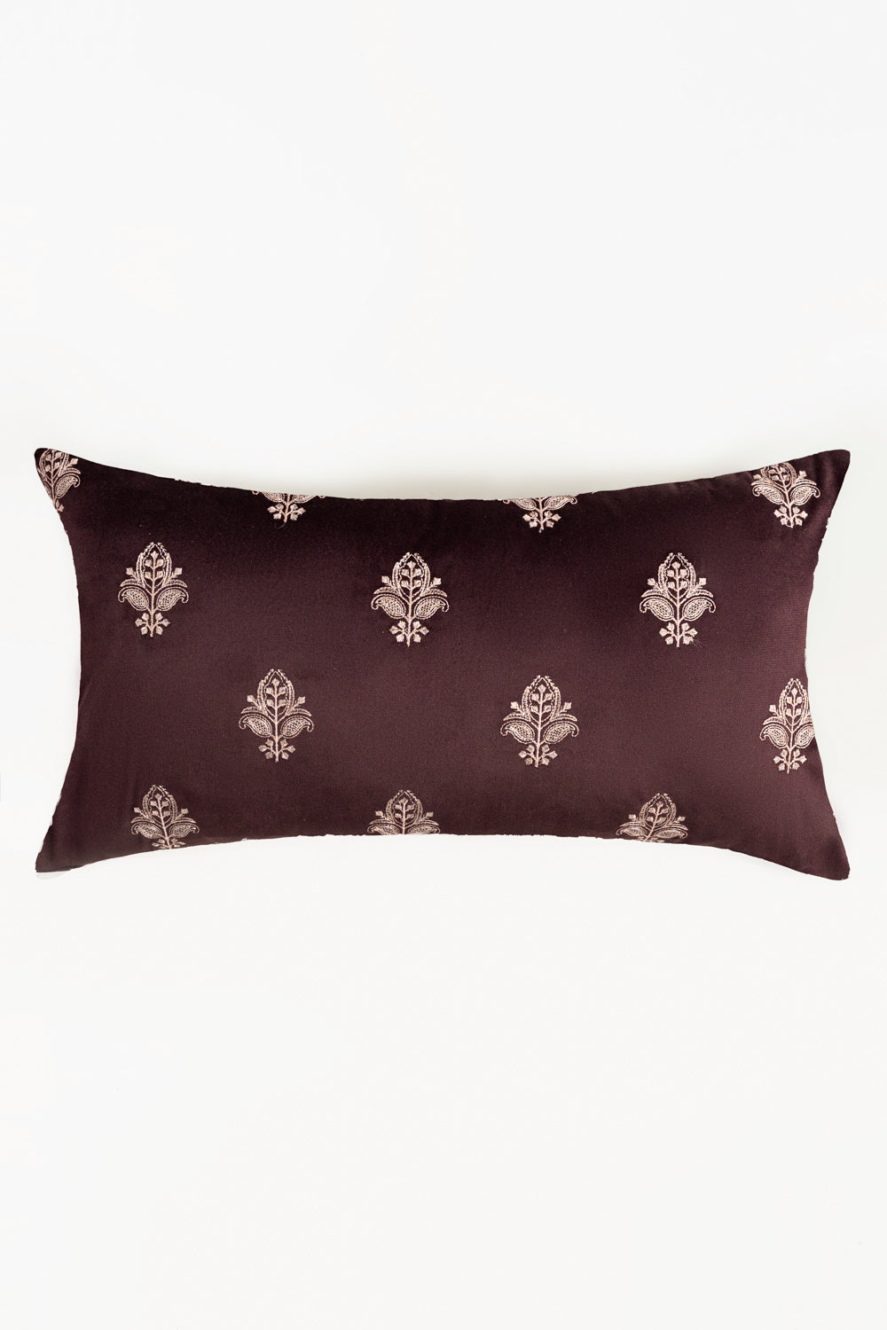 Velvet Embroidered Cushion Cover