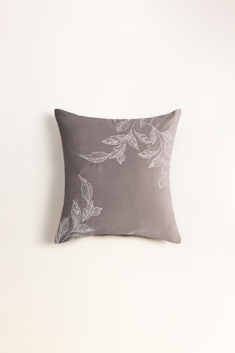 Velvet Embroidered Cushion Cover