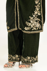 Velvet Embroidered Shirt And Trouser IPST-55118