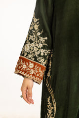 Velvet Embroidered Shirt And Trouser IPST-55118