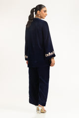 Velvet Embroidered Shirt And Trouser IPST-55123