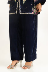 Velvet Embroidered Shirt And Trouser IPST-55123