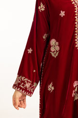 Velvet Embroidered Co-Ord Set IPST-55125