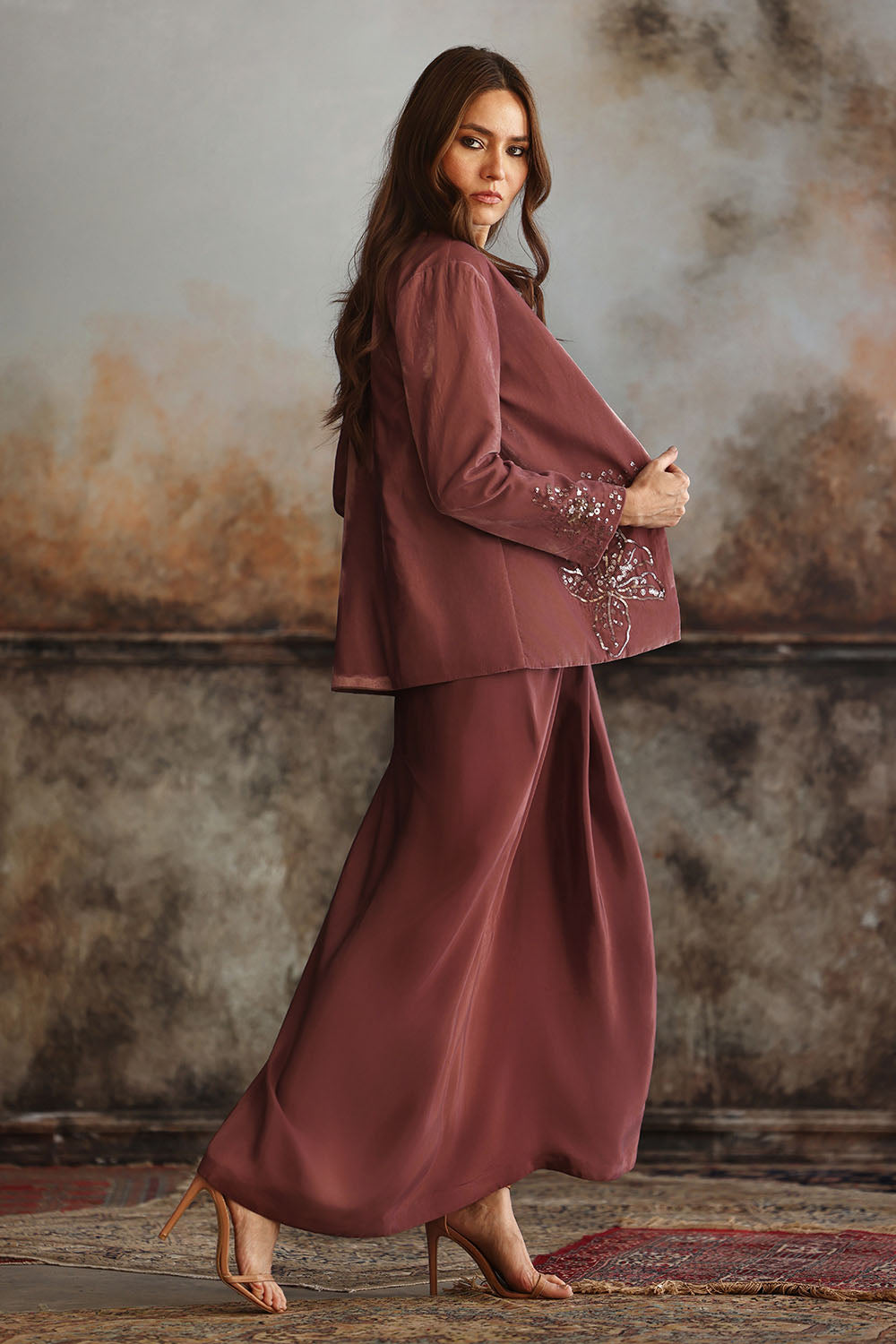 Velvet Embroidered Waistcoat