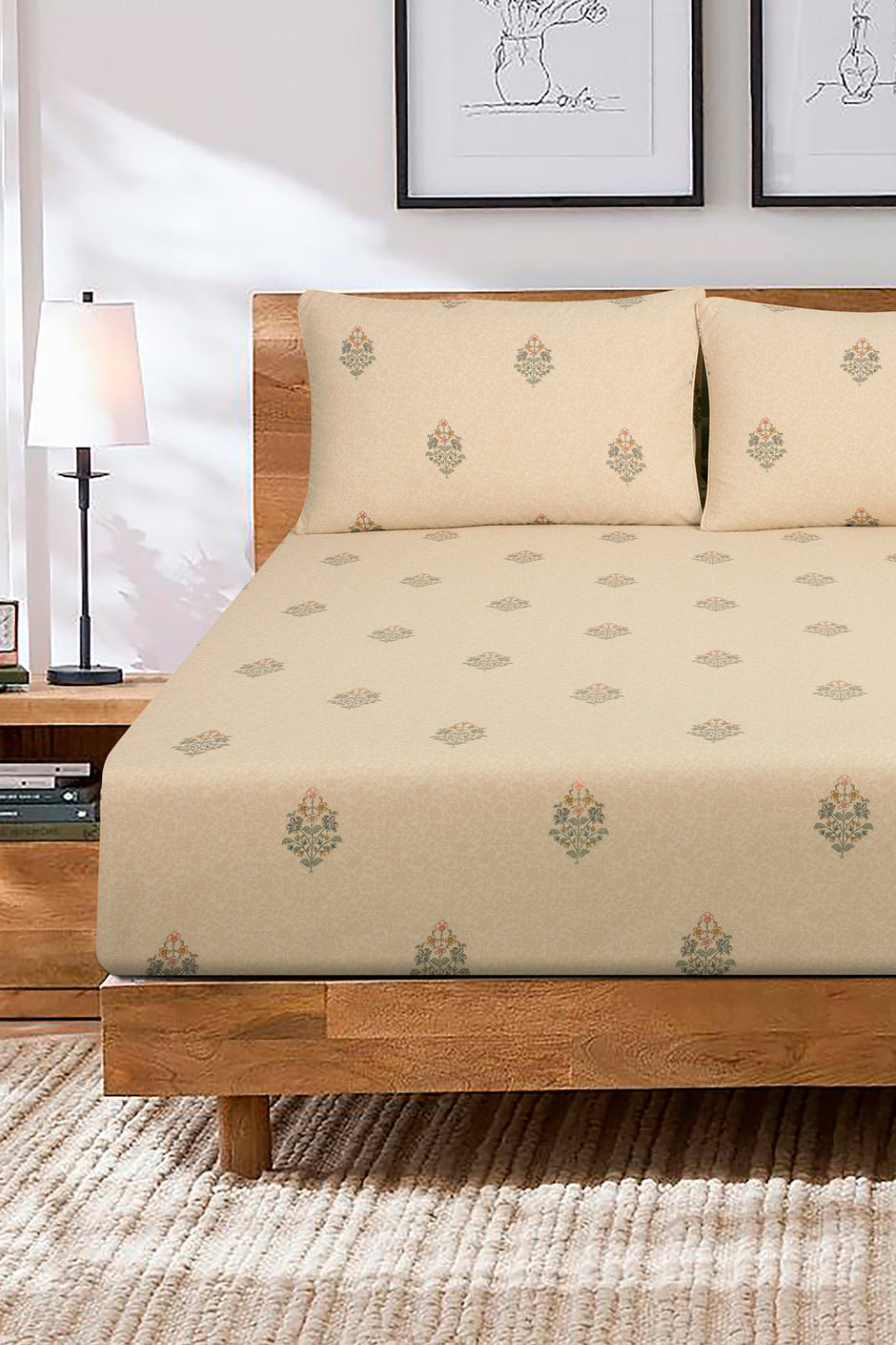Victorian Bloom Fitted Sheet Set