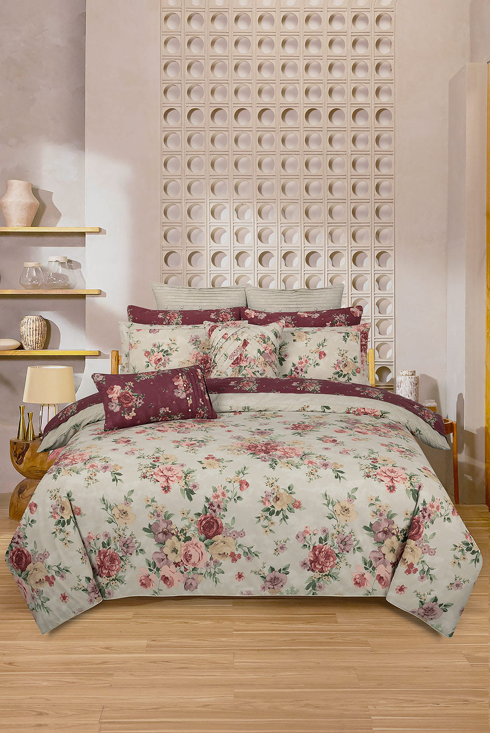 Vintage Rose Quilt Cover Set