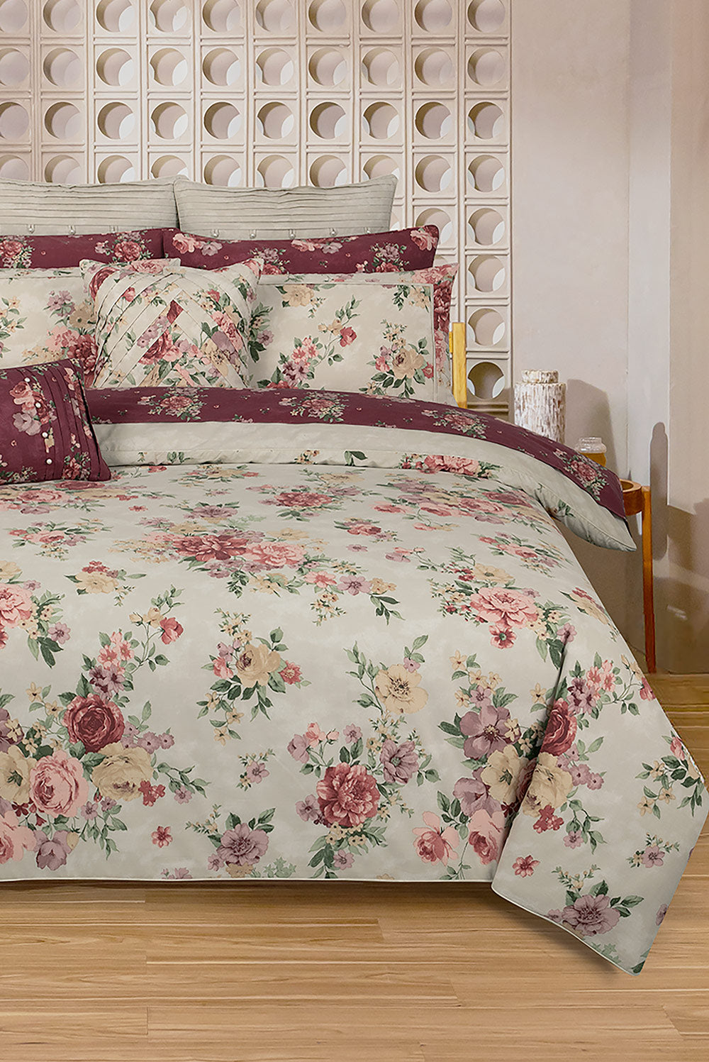 Vintage Rose Quilt Cover Set