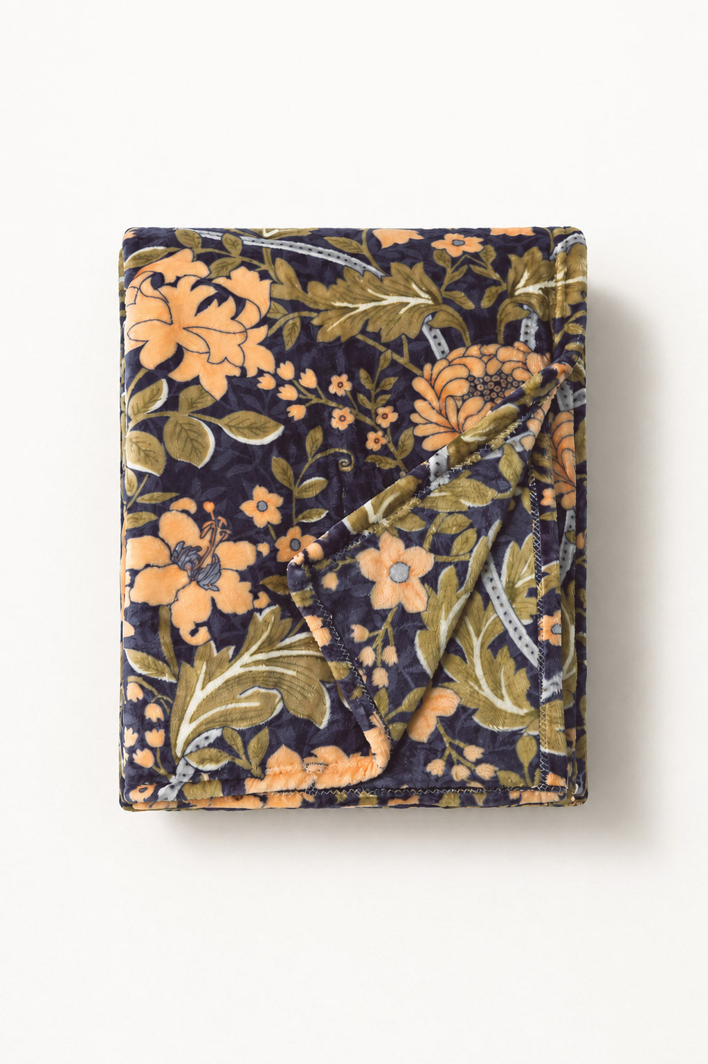 Vintage Flora Embossed Single Ply Fleece