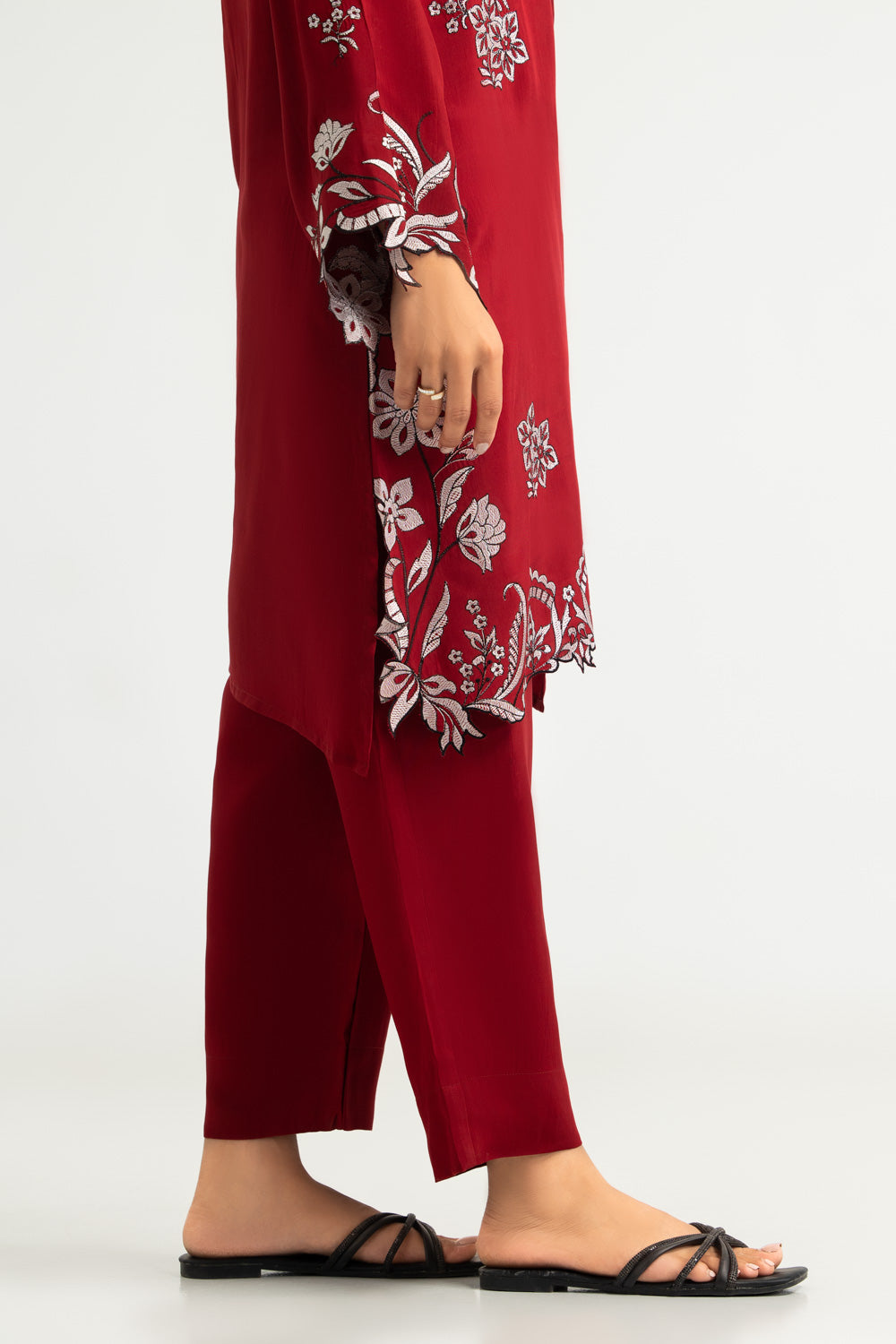 Viscose Embroidered Co-Ord Set