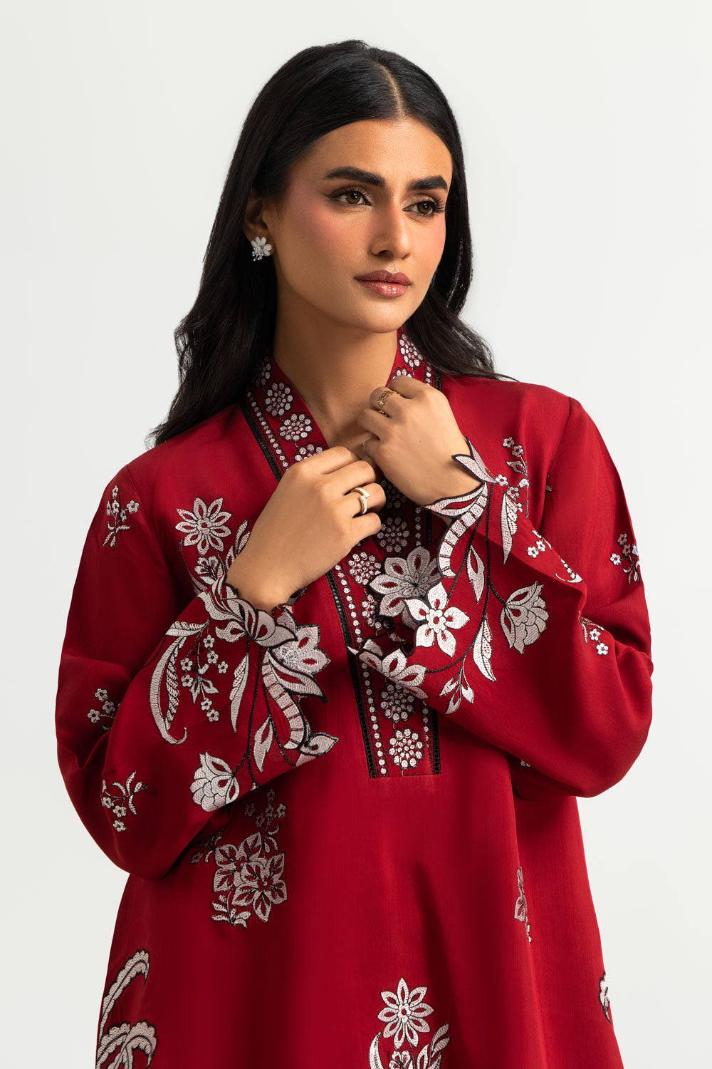 Viscose Embroidered Co-Ord Set