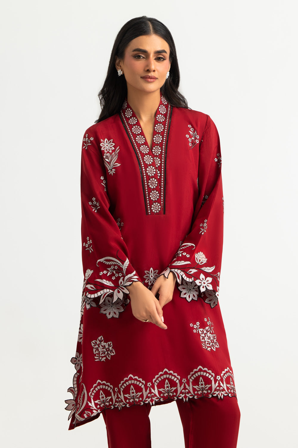 Viscose Embroidered Co-Ord Set