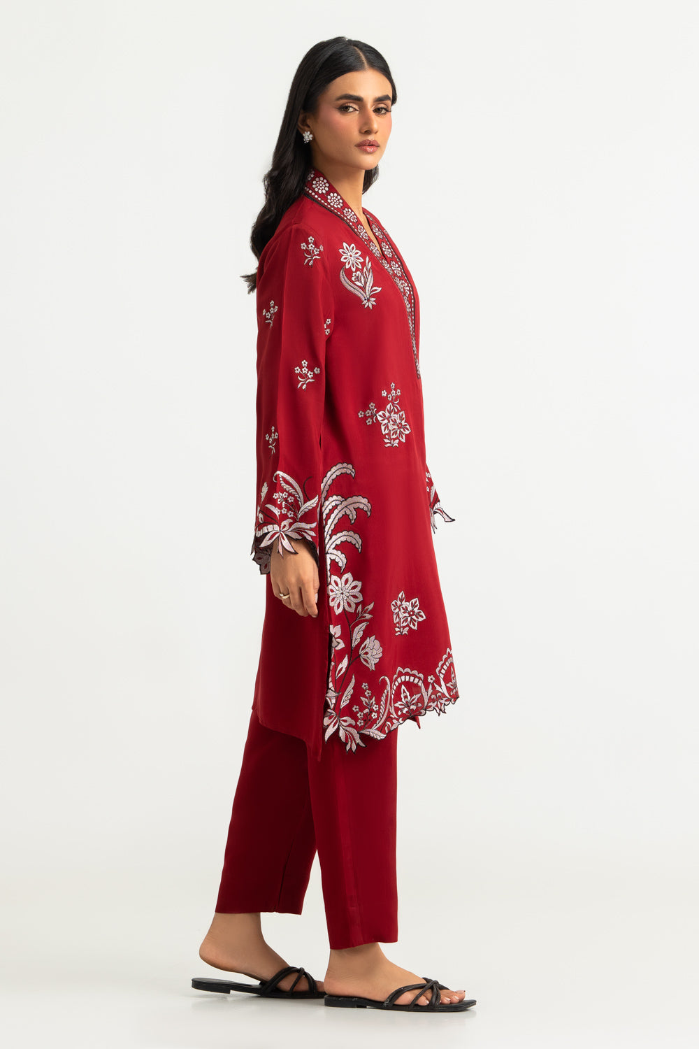 Viscose Embroidered Co-Ord Set