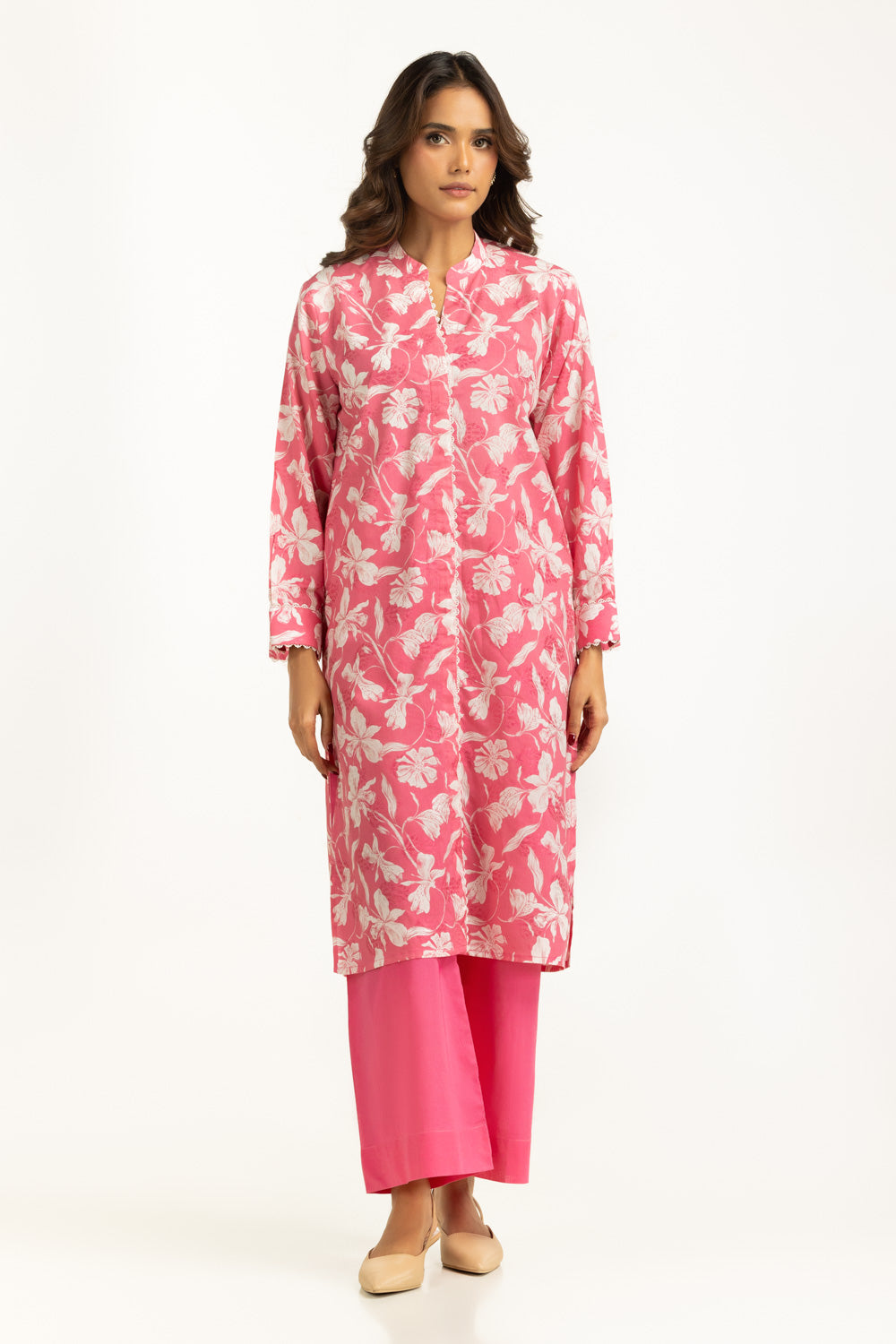 Viscose Jacquard Printed Co-Ord Set IPST-55310