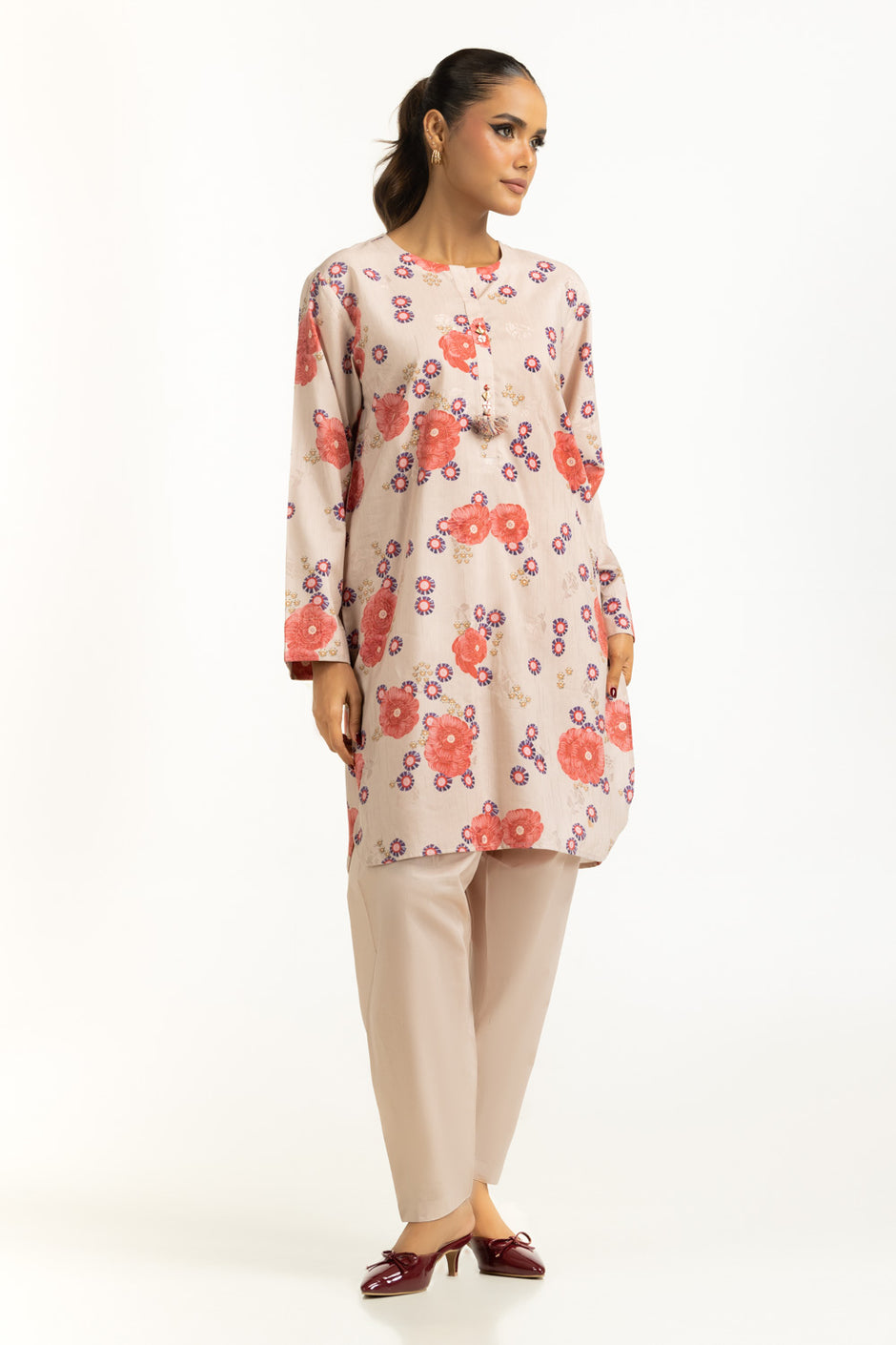 Viscose Jacquard Printed Co-Ord Set
