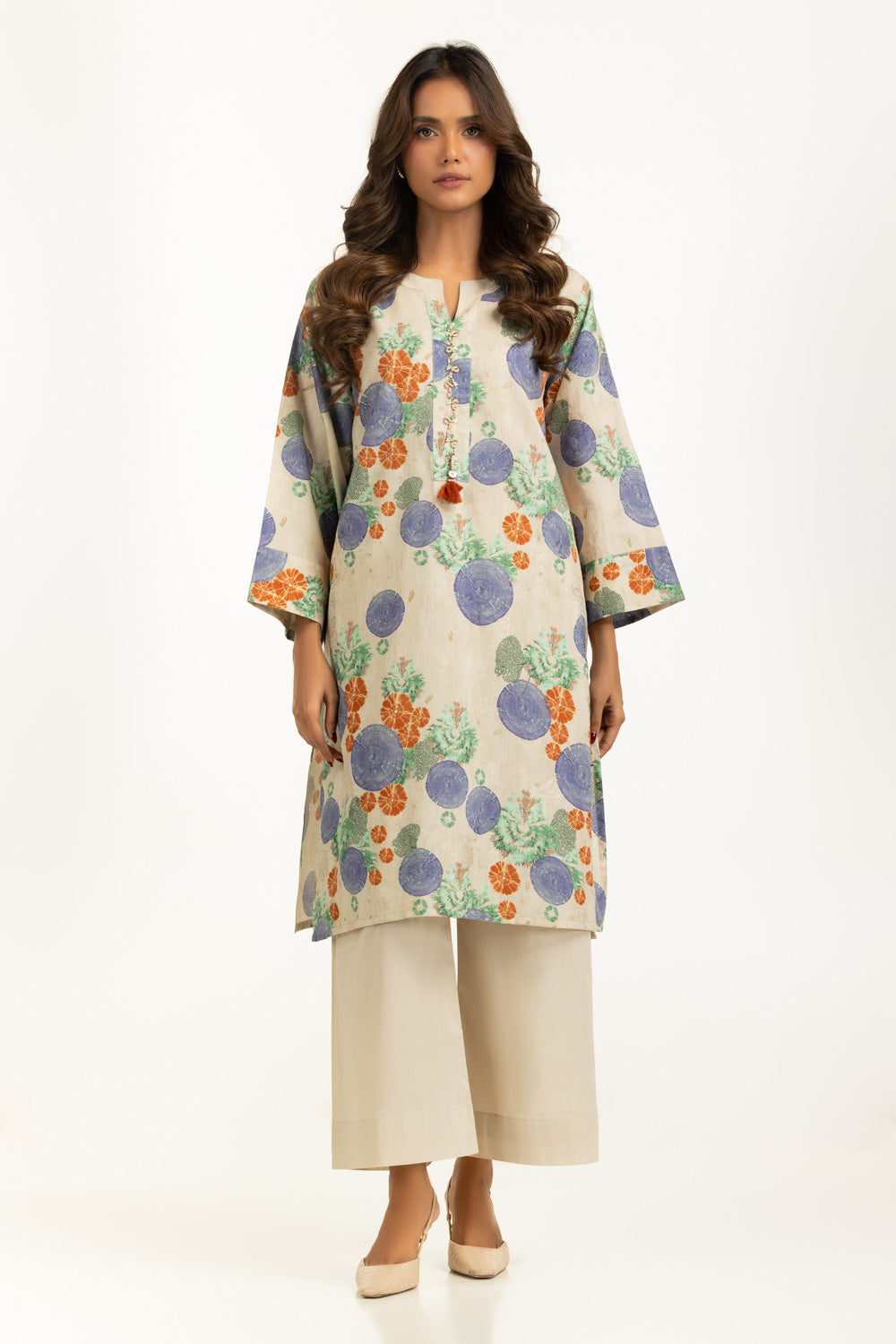 Viscose Jacquard Printed Co-Ord Set IPST-55313