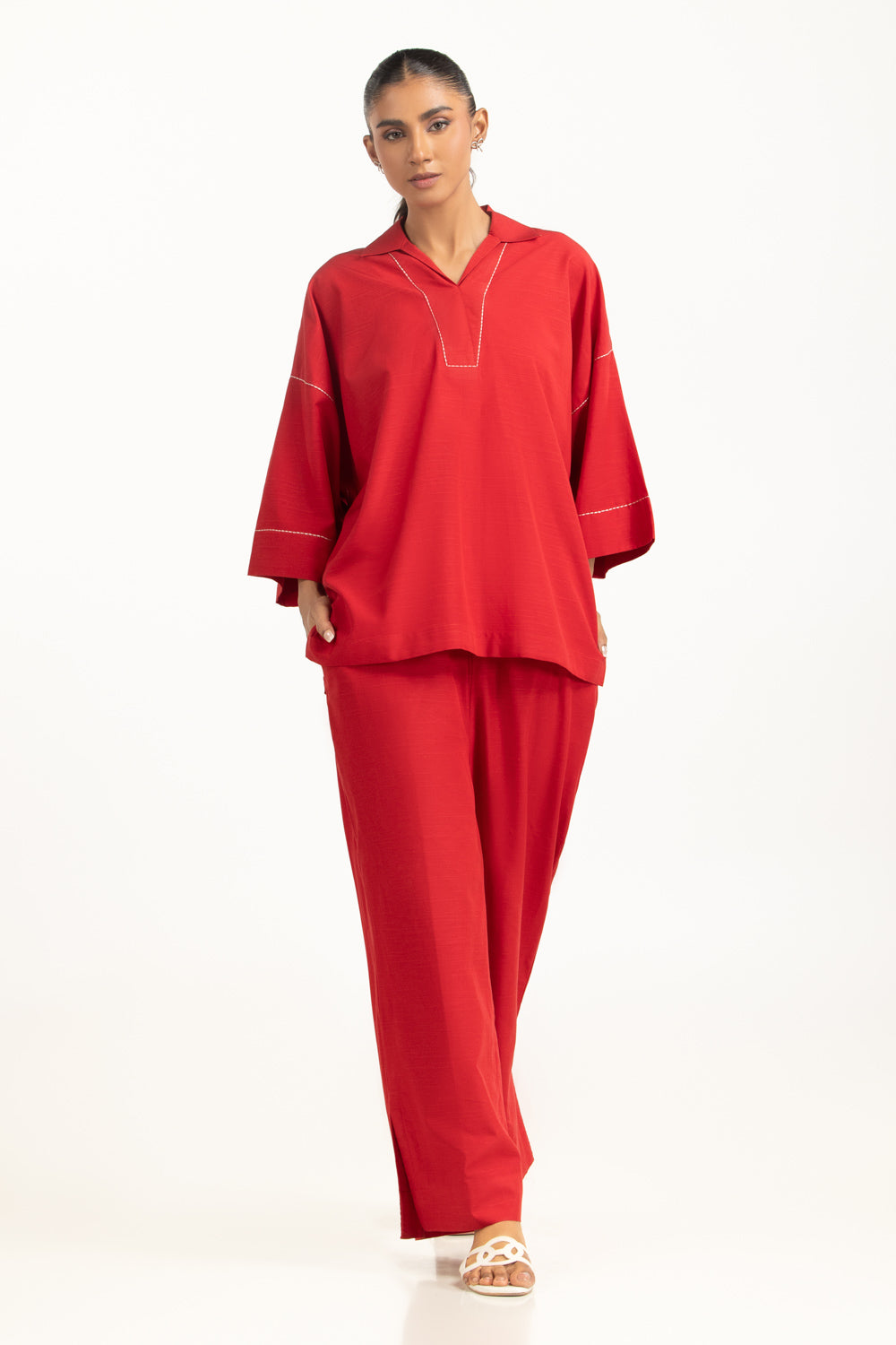 Viscose Slub Co-Ord Set Ipst-55224