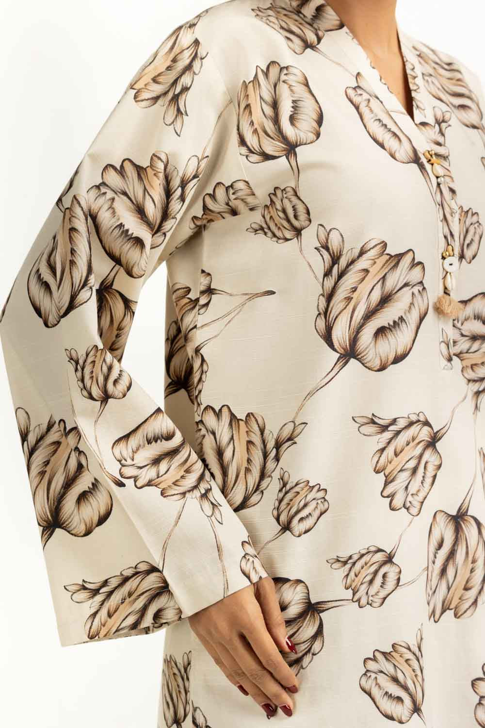 Viscose Slub Printed Co-Ord Set IPST-55031