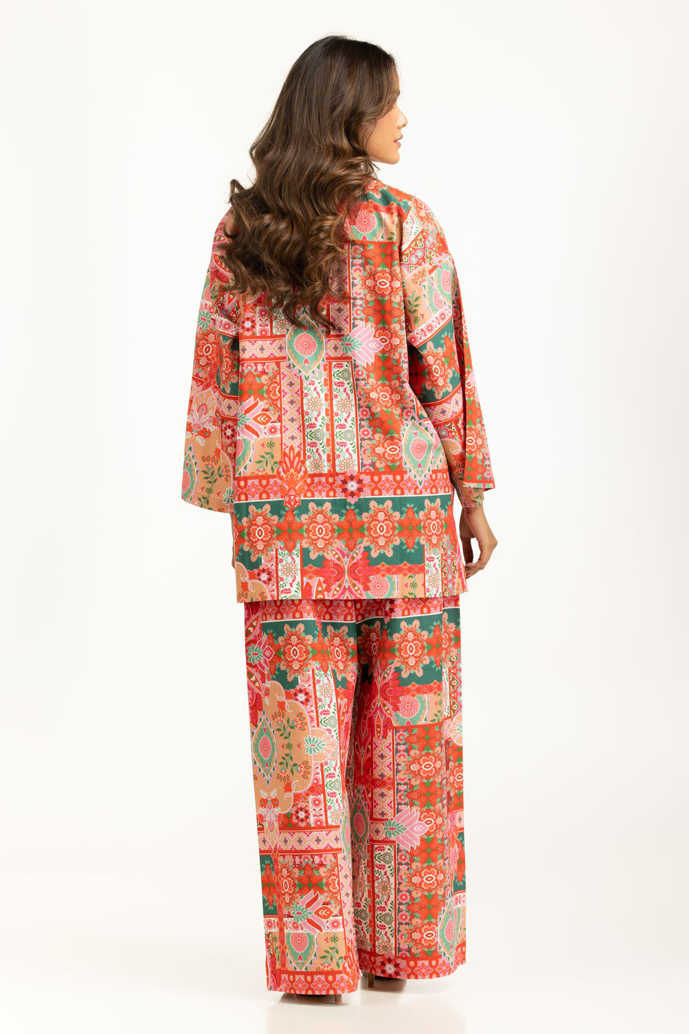 Viscose Slub Printed Co-Ord Set IPST-55067