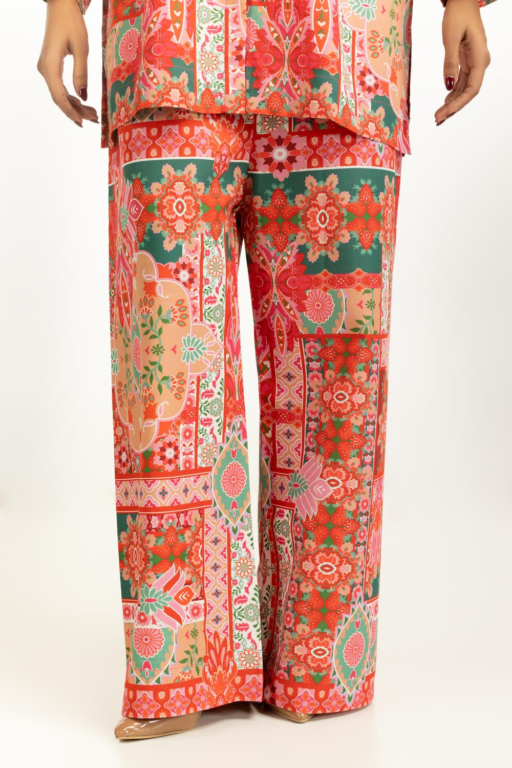 Viscose Slub Printed Co-Ord Set IPST-55067