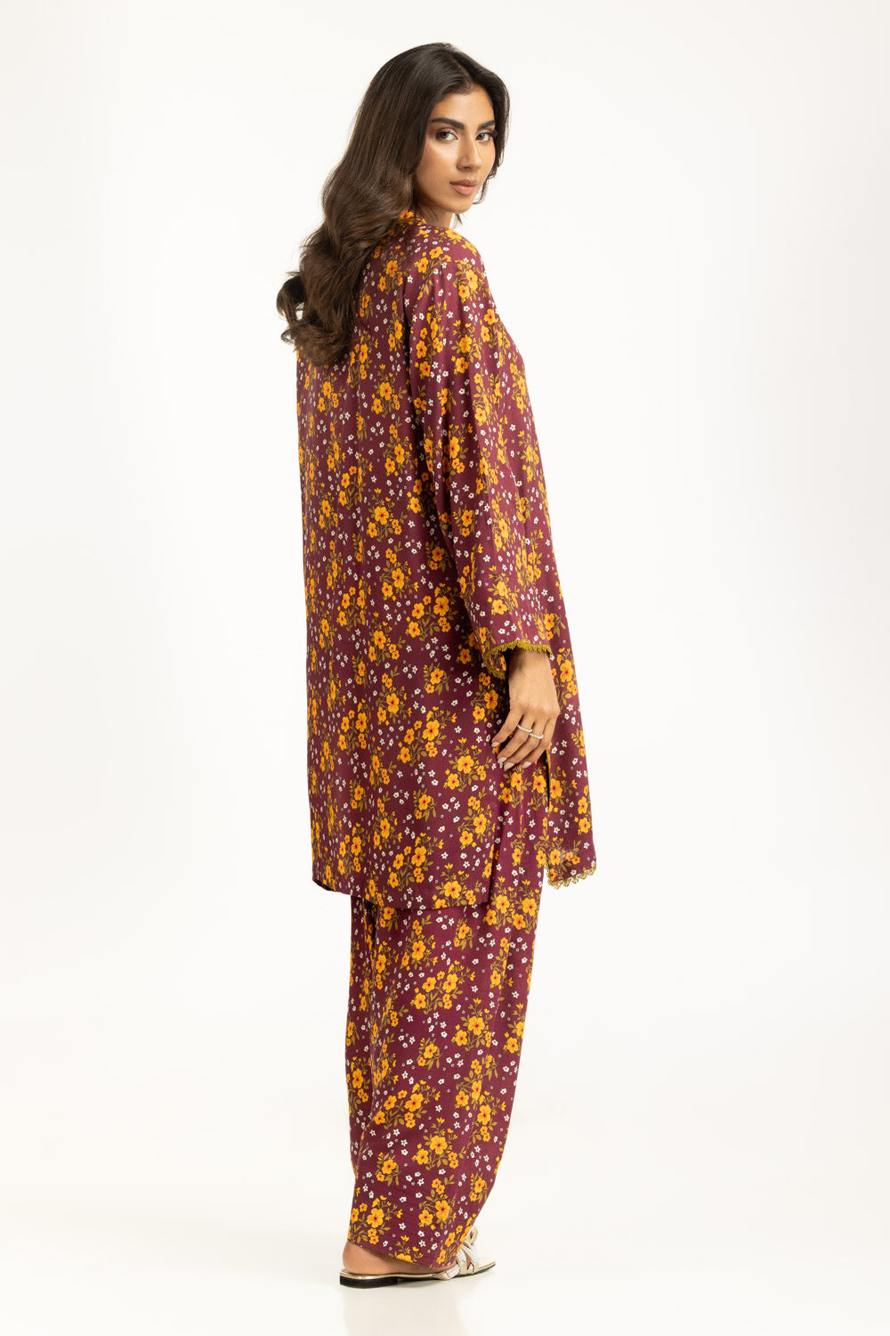 Viscose Slub Printed Co-Ord Set IUSTTS-1267