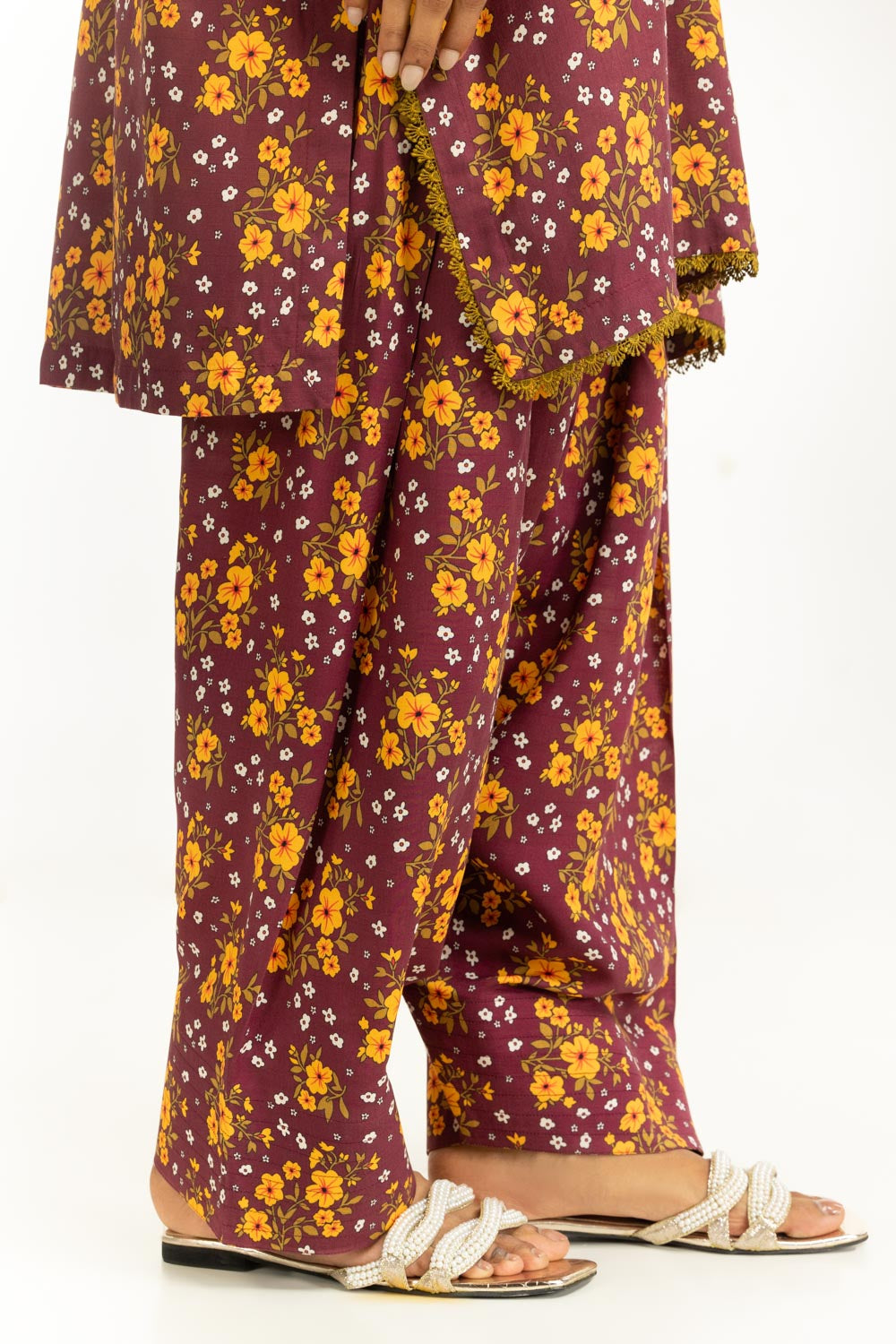 Viscose Slub Printed Co-Ord Set IUSTTS-1267