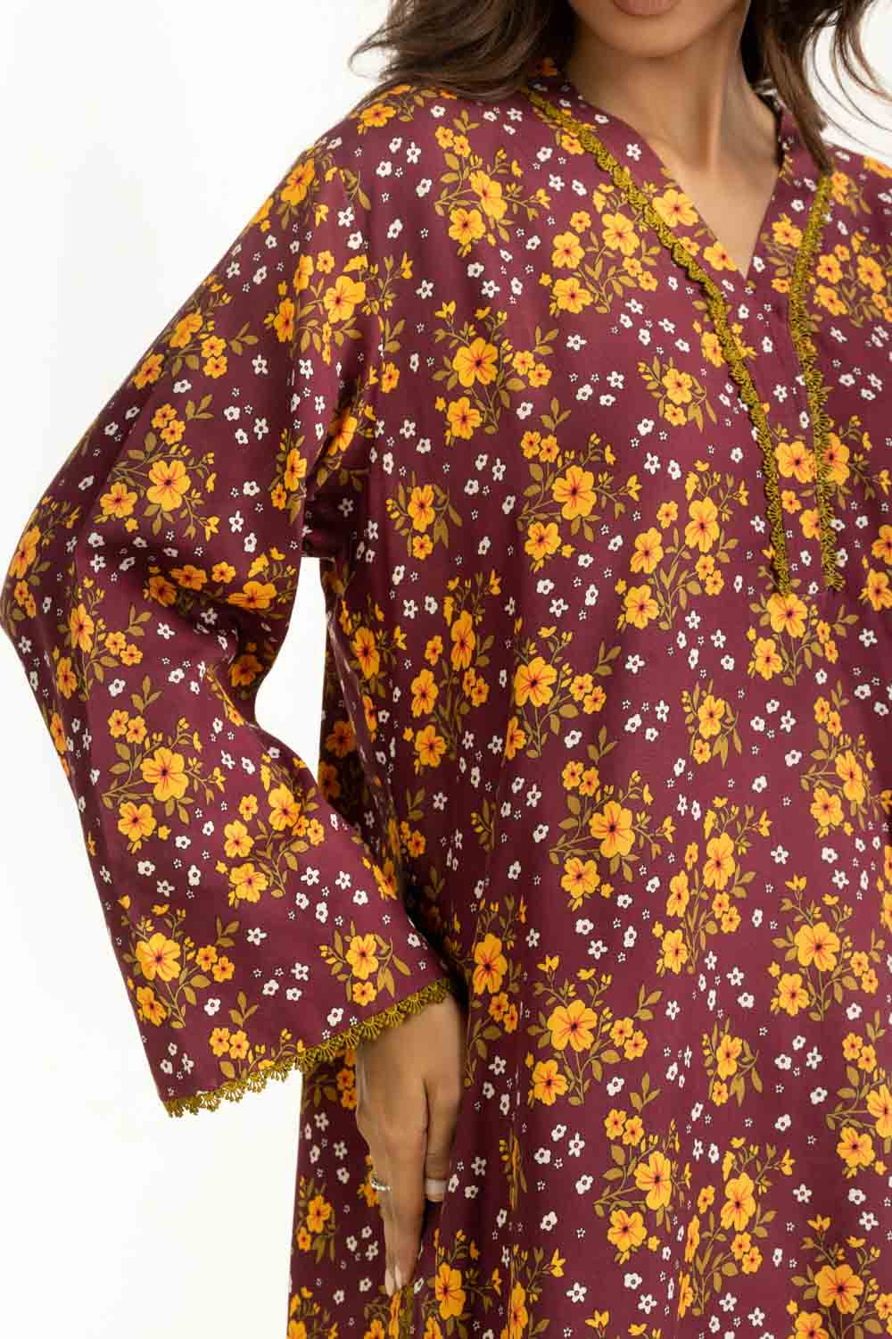 Viscose Slub Printed Co-Ord Set IUSTTS-1267