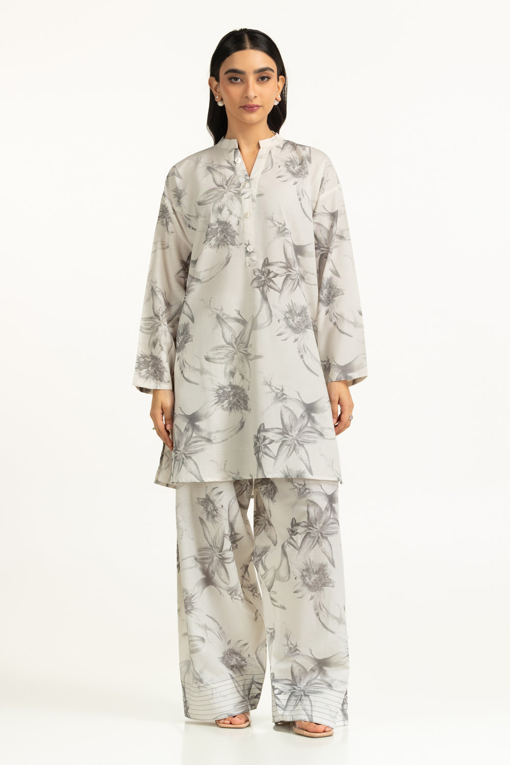 Viscose Slub Printed Co-Ord Set IUSTTS-1326