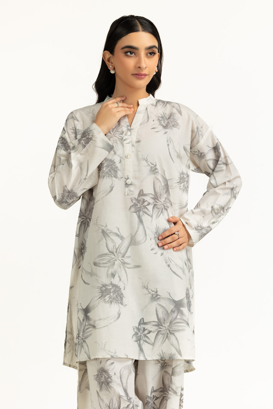 Viscose Slub Printed Co-Ord Set