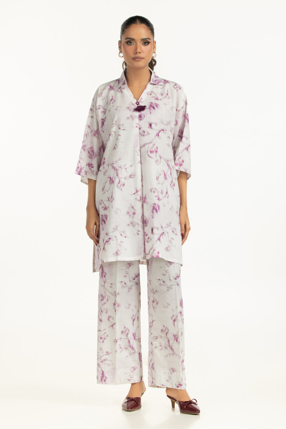 Viscose Slub Printed Co-Ord Set
