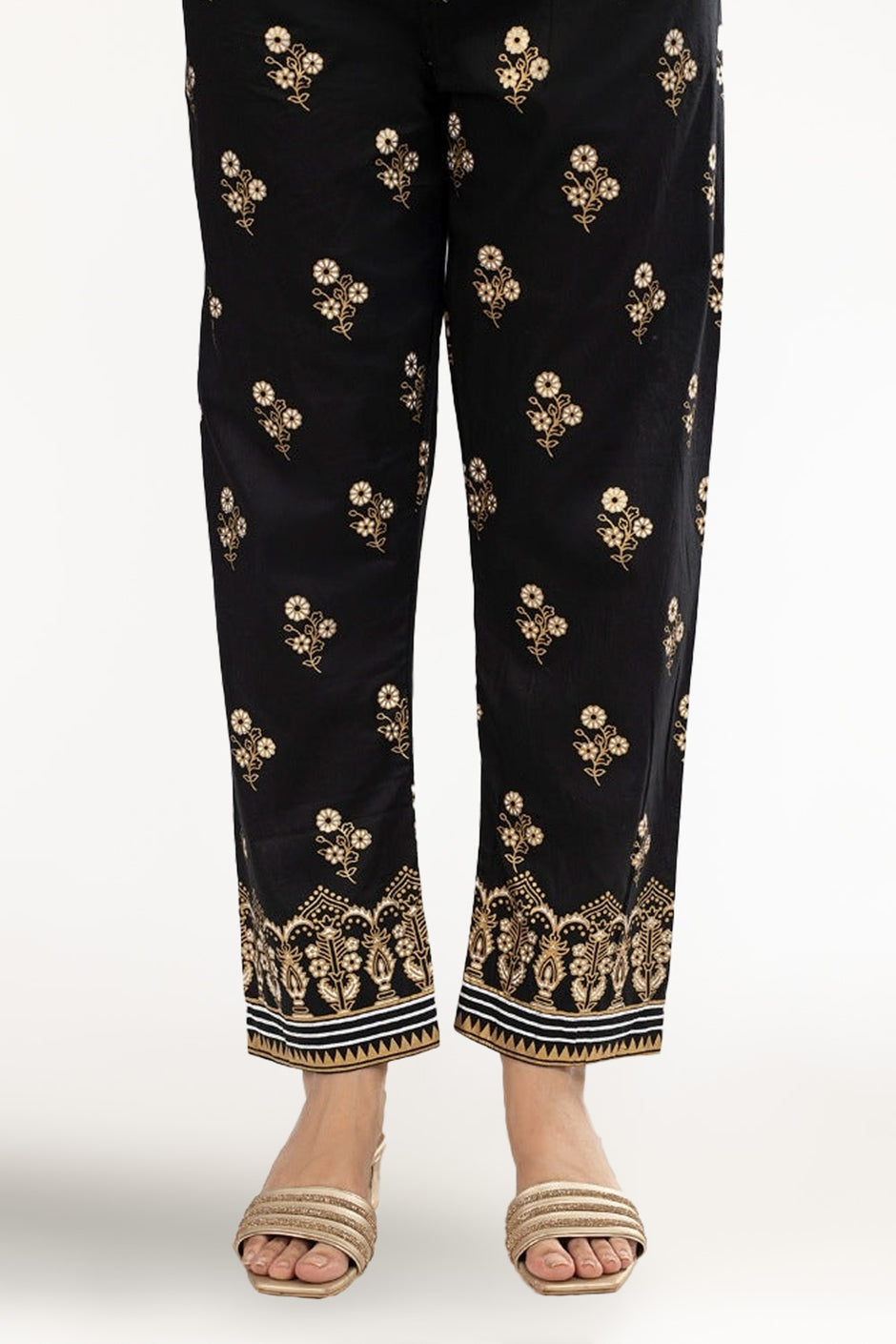 Cambric Block Printed Bottom
