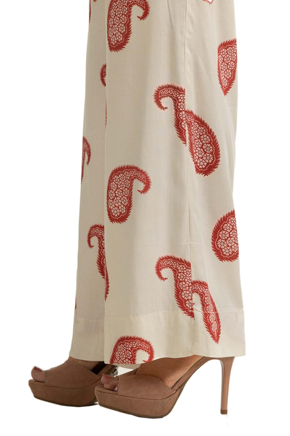 Printed Melody Chambray Printed Trouser