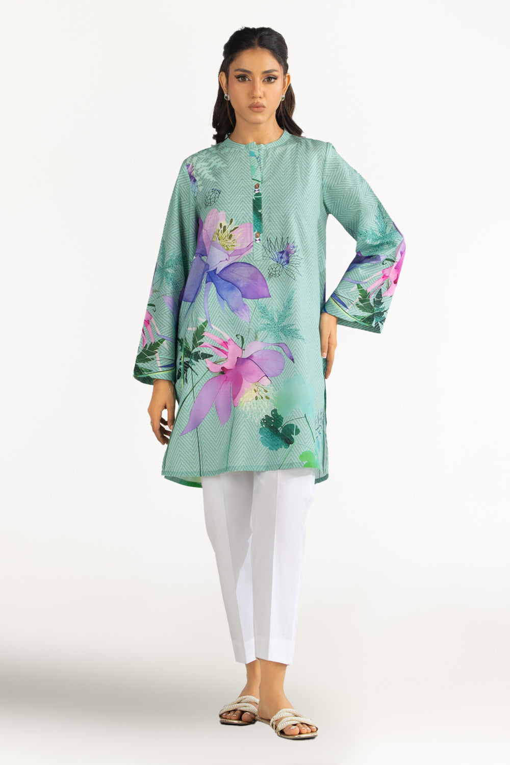 Cambric Printed Shirt