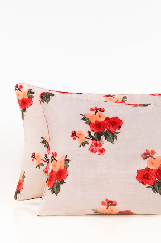 Water Blossom T-200 Pillow Cover Set