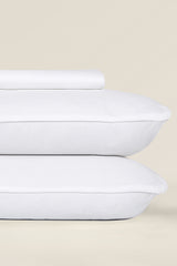 White Cube Dobby Bed Sheet Set