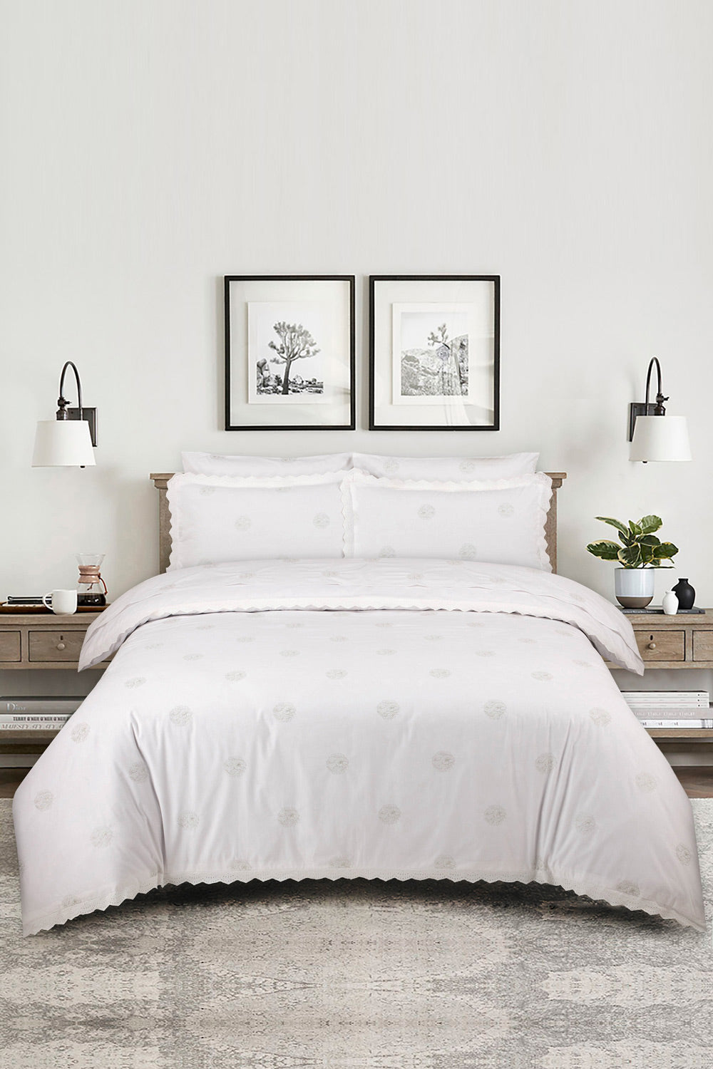 Heirloom Embroidered Complete Bed Set