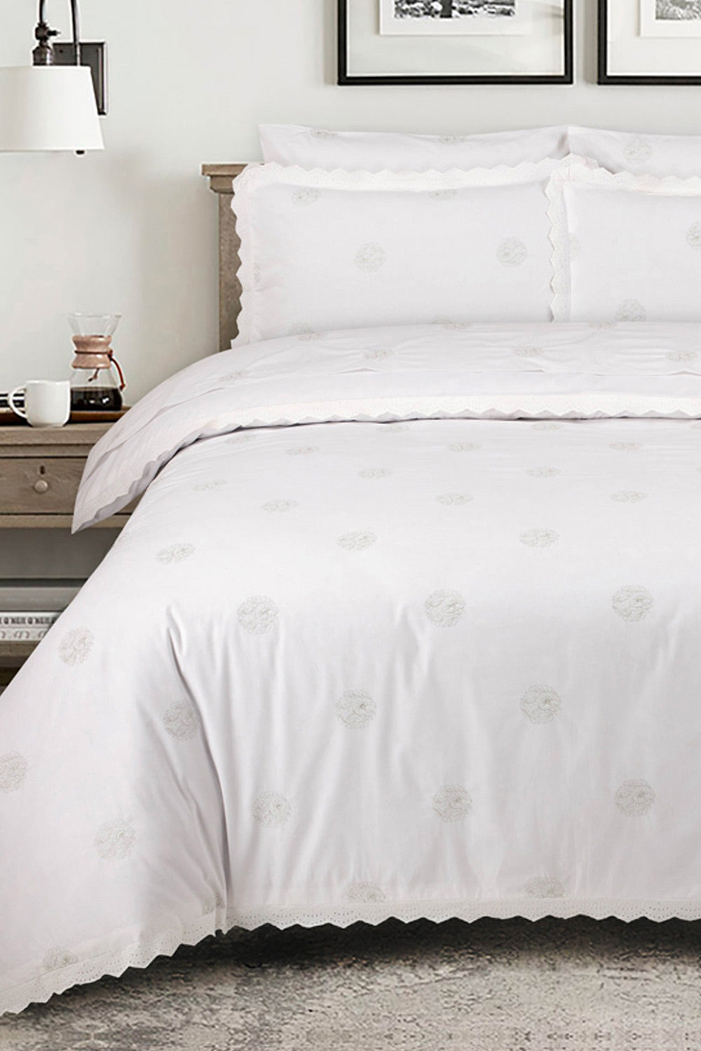 Heirloom Embroidered Complete Bed Set