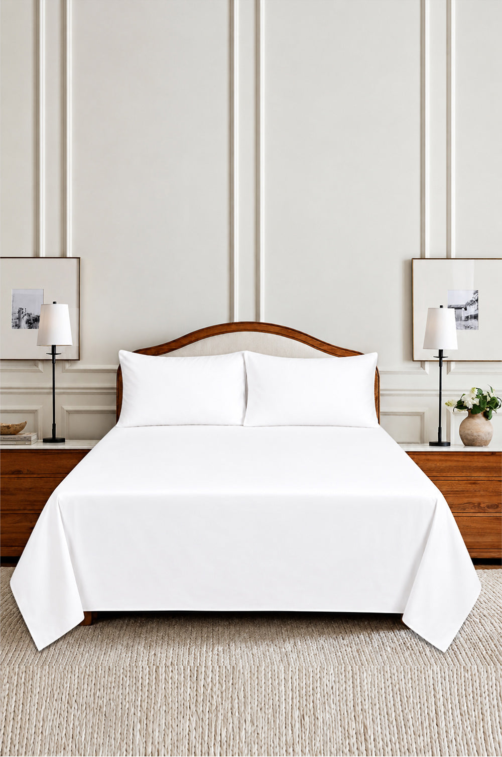 White Dyed Sheet Set