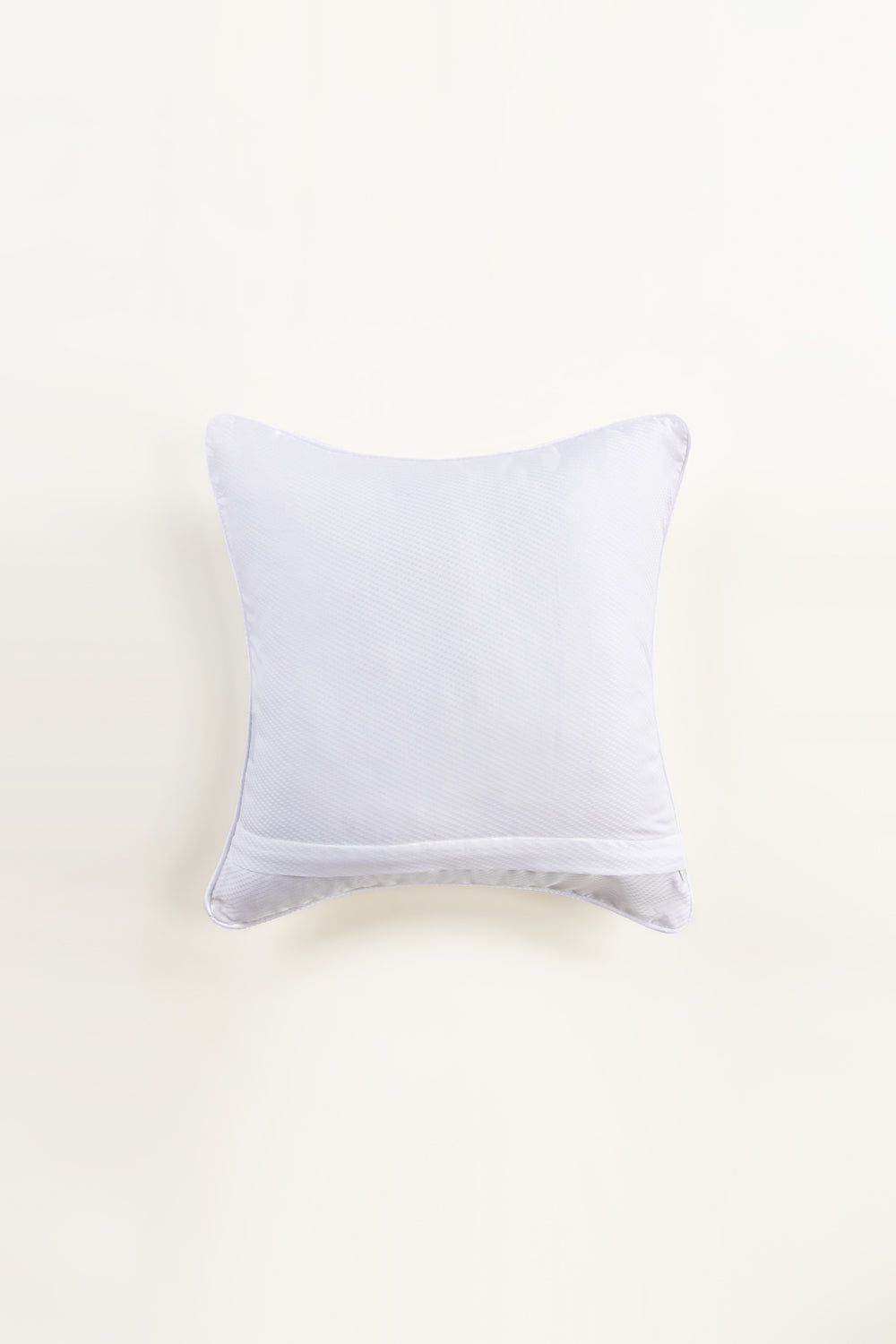 White Cube Dobby Square Cushion Cover