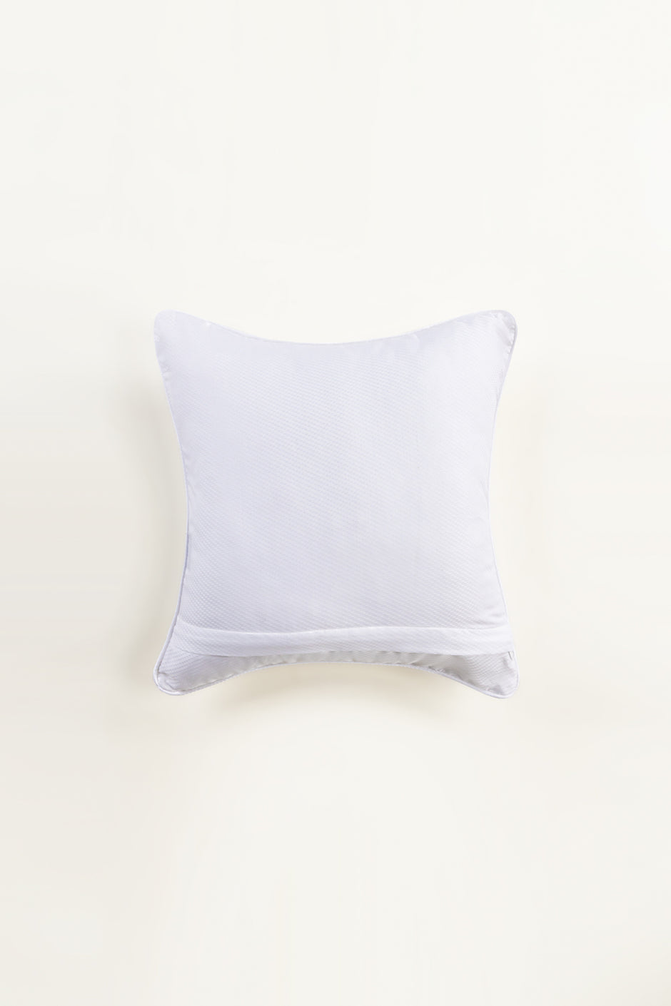 White Cube Dobby Square Cushion Cover