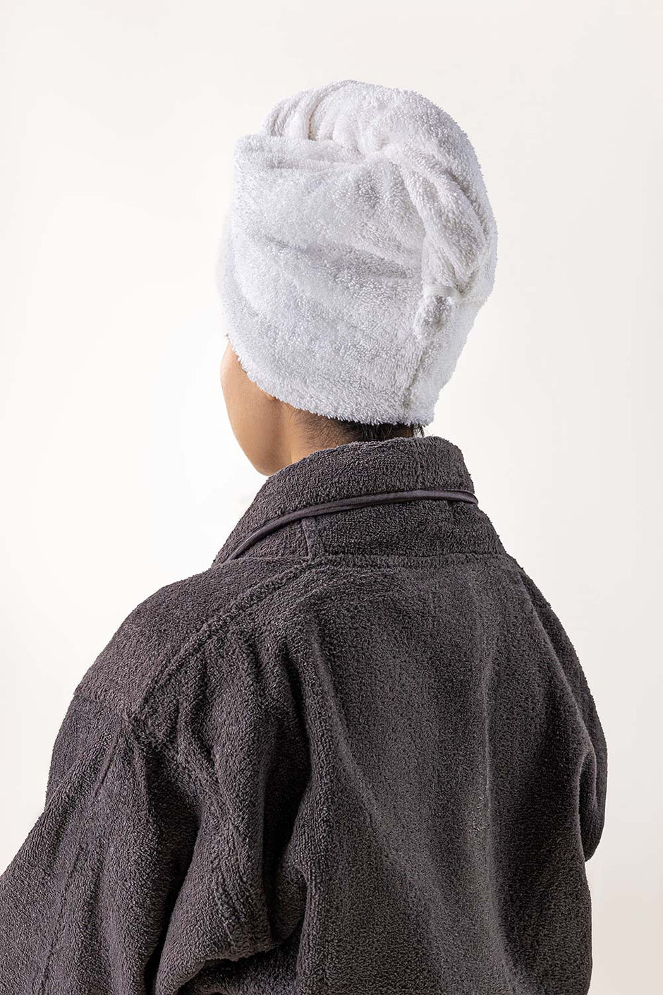 White Terry Turban