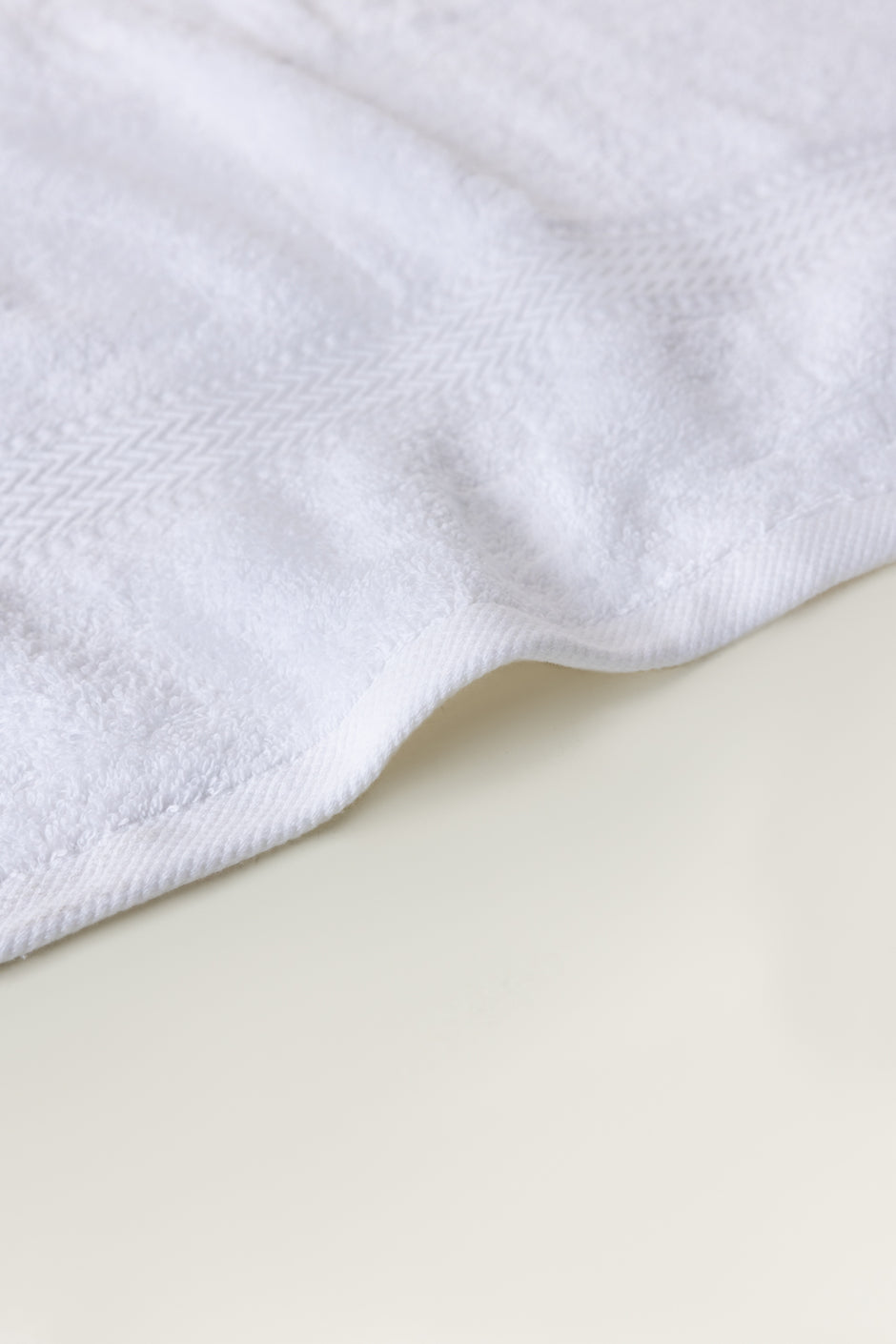 White 10pcs Zero Twist Towel Set